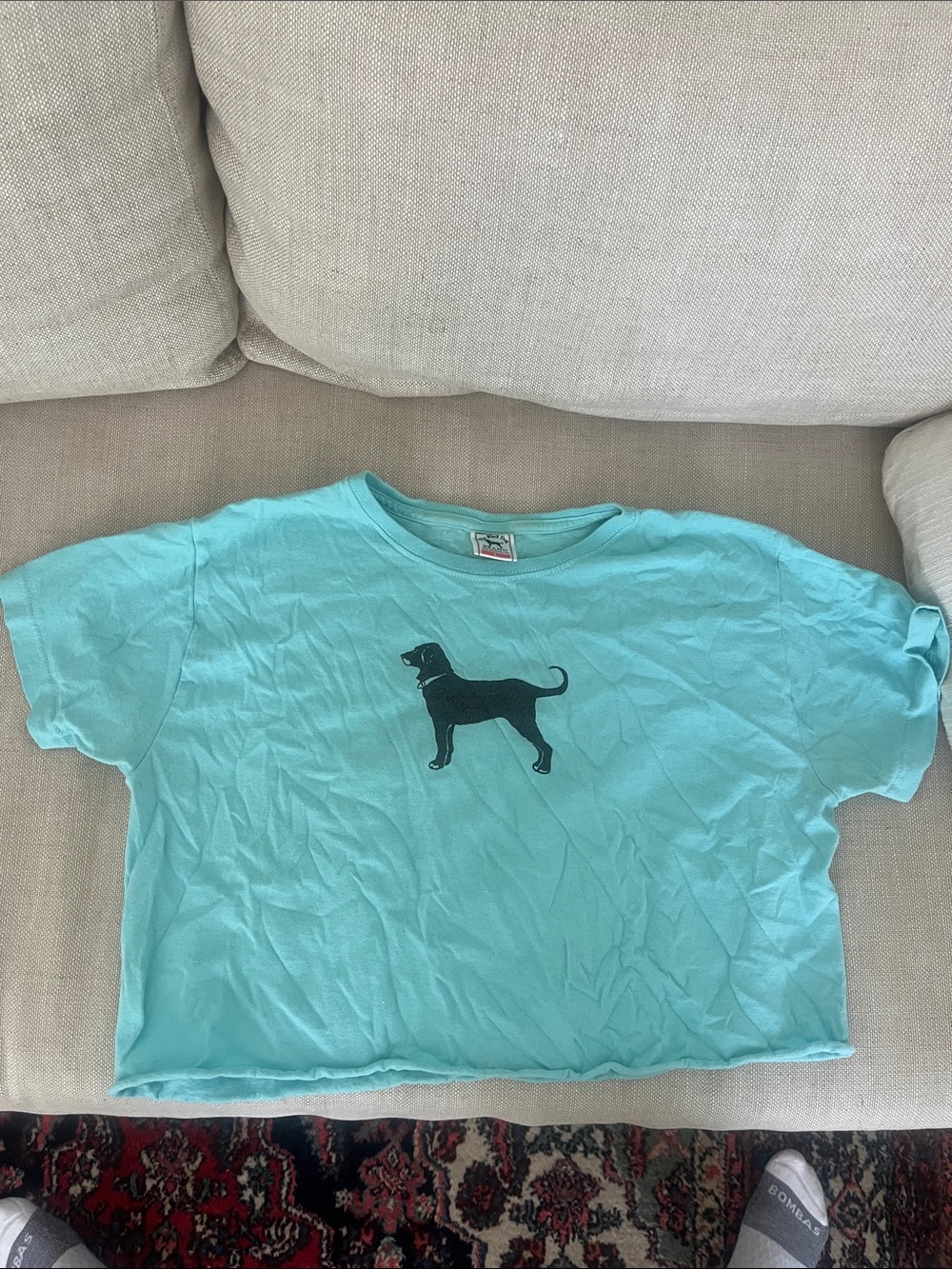 The Black Dog crop top